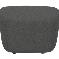 vtwonen Hocker Lofty Boucle Staalgrijs