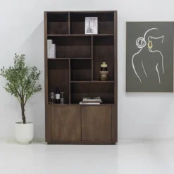 Giga Meubel Wandkast Finn Walnoot Large - Clearance