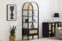 Arabic House Wandkast Nala Zwart Outlet