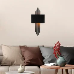 Arabic House Wandlamp Avdan Zwart Rechthoek Clearance