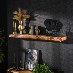 GM Wandplank Tree Acaciahout Naturel 150cm - Giga Meubel New