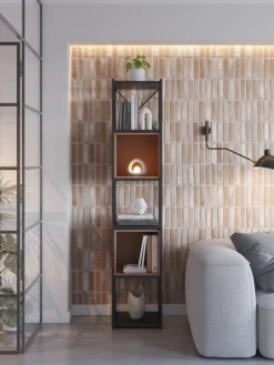 GM Wandrek Anya 180x36cm Zwart/ - Giga Meubel