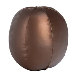 Woood Bal Rodeo Kussen Klein Metallic Warm Bruin Koper