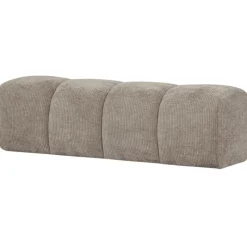 Woood Bankje Mojo 164cm Donker Zand Ribstof Online