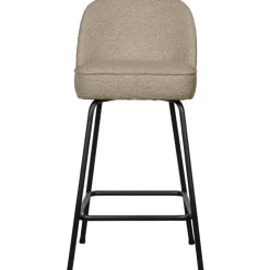 Woood Barstoel Vogue 65cm Beige Bouclé New
