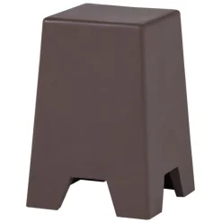 Woood Bijzettafel Zina Cement Bruin