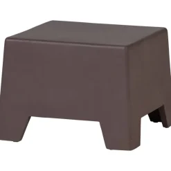 Woood Bijzettafel Zina Cement Bruin Laag