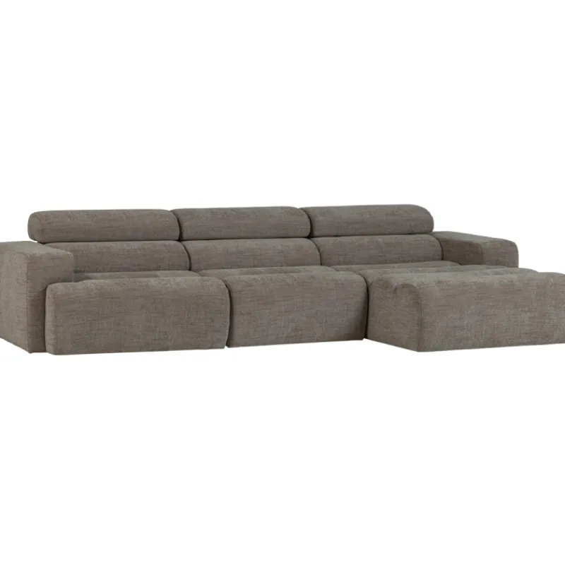 Woood Chaise Longue Bank Novi Rechts Melange