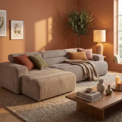 Woood Chaise Longue Bank Novi Links Ribstof