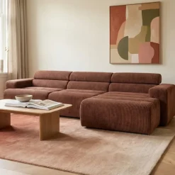 Woood Chaise Longue Bank Novi Rechts Ribstof Terra Sale