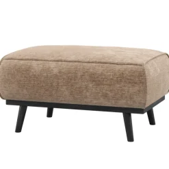 Woood Hocker Statement Chenille Velvet Taupe