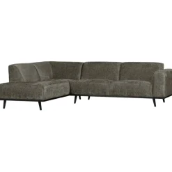 Woood Statement Links Structure Velvet Frost Hoekbank New