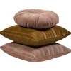 Woood Kussens Feis Velvet Roze/naturel Set Van 3 Online