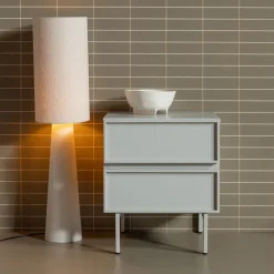 Woood Ladekast/nachtkastje Tours 2 Lades Melamine/MDF Zand Discount