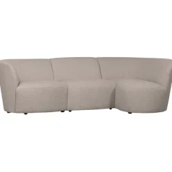 Woood Loungebank Coco 3-Zits Rechts Bouclé Zand