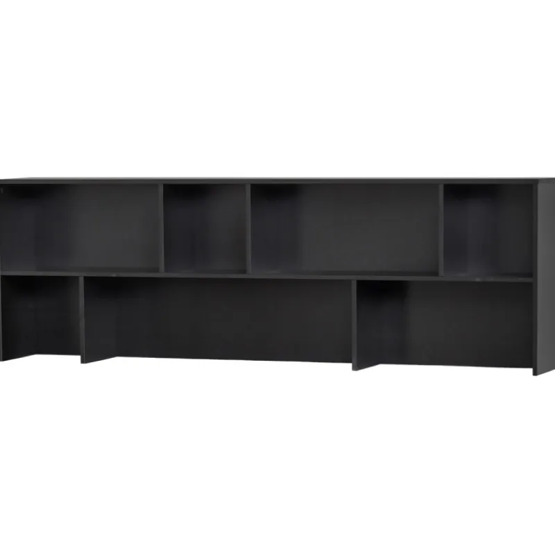 Woood Opzetkast New Gravure Grenen Zwart Outlet