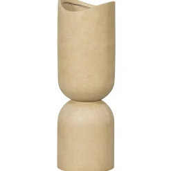 Woood Vaas Mosi Fiber Clay Beige 75cm