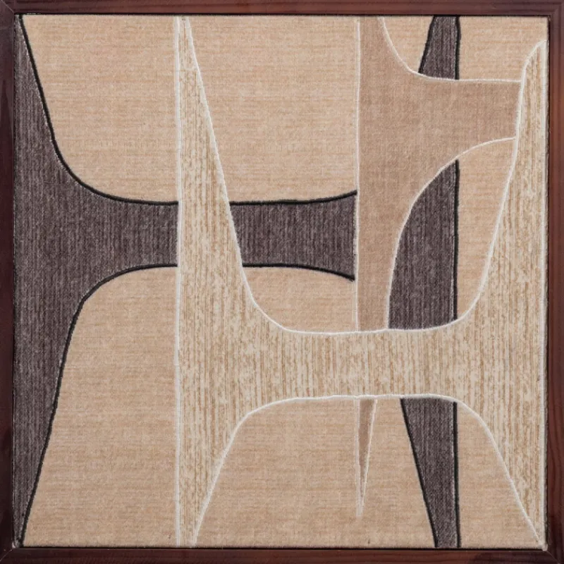 Woood Wanddeco Katoen Anno Naturel/bruin Outlet