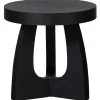 Woood Bijzettafel Tala Mdf Fineer Zwart 45xo45cm Online
