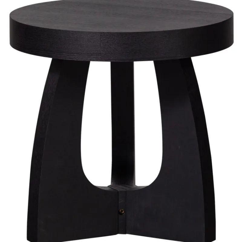 Woood Bijzettafel Tala Mdf Fineer Zwart 45xo45cm Online