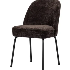 Woood Eetkamerstoel Vogue Chenille Donkerbruin Best