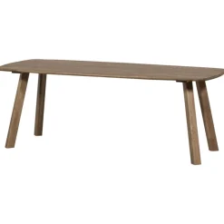 Woood Eettafel Tablo DL Deens Ovaal Cashmere 180cm Bruin