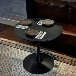Woood Eettafel Tablo Rond Vl O80cm Blacknight Zwart Online