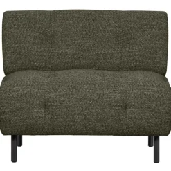 Woood Fauteuil Lloyd Grof Geweven Melange Groen Hot