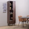 Woood Hoge Kast Liya Mangohout Donkerbruin Outlet