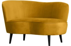 Woood Lounge Fauteuil Sara Links Velvet Oker New