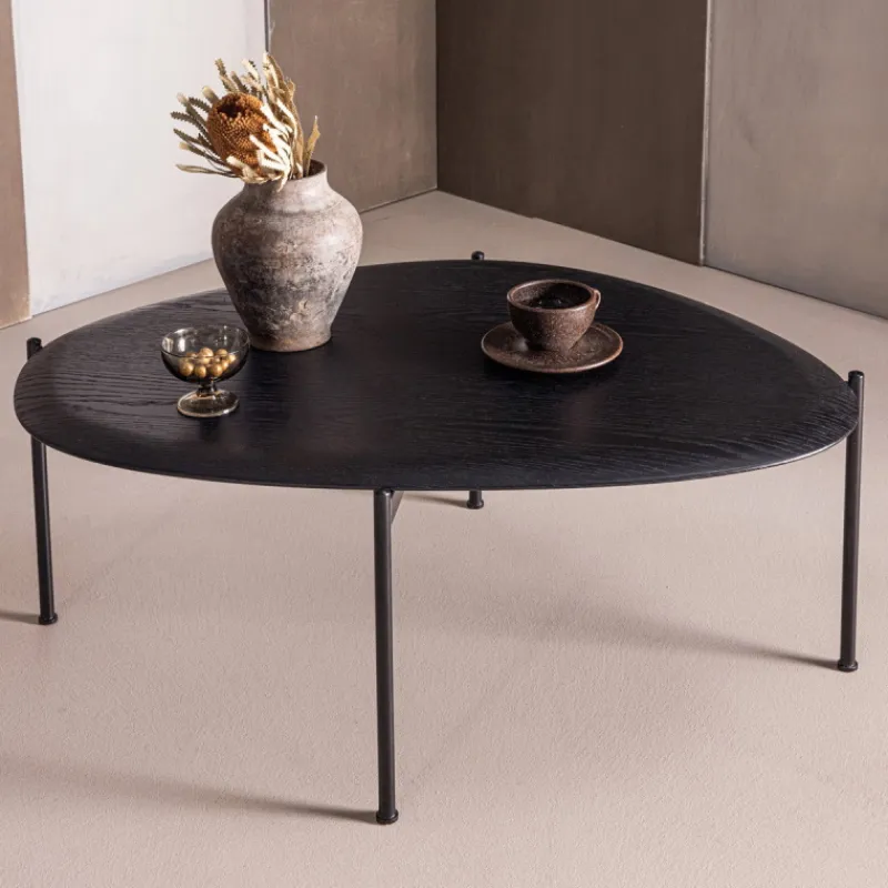 Woood Salontafel Kota 36x92x68cm Mdf/fineer Zwart