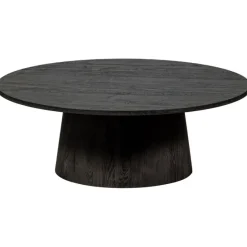 Woood Salontafel Maan Donkerbruin Ø100cm
