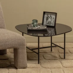 Woood Salontafel Vajen Marmerlook Zwart 80x60cm Online