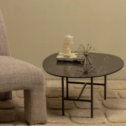 Woood Salontafel Vajen Marmerlook Zwart 70x70cm Sale