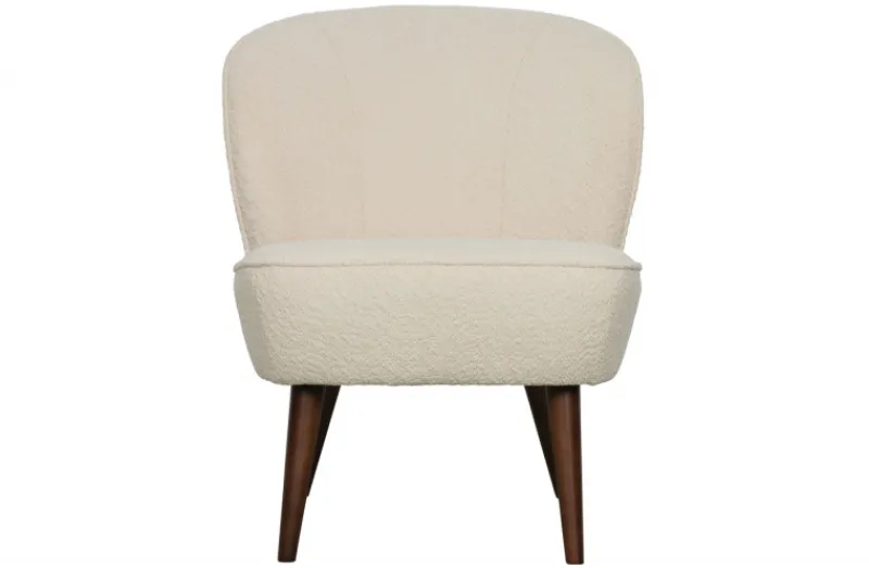 Woood Sara Fauteuil Creme Bouclé New