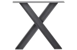 Woood Tablo Industrial X-poot Metaal New