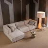 Woood Vloerlamp Loft Xxl Metaal/boucle Naturel 160xØ70cm