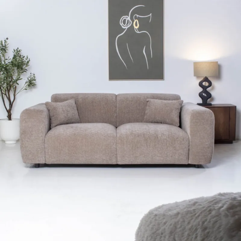Giga Meubel 2-Zits Bank Dijon - Taupe Hot