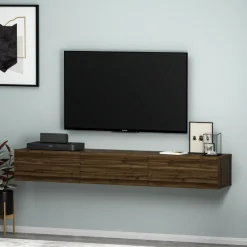 Arabic House Zwevend Tv-meubel Walnoot 180cm